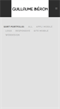 Mobile Screenshot of guillaume-bieron.com